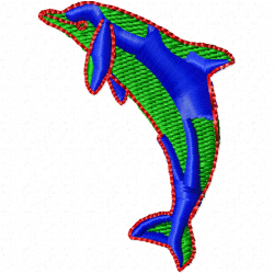 Fishes Embroidery Design 9 Fishes Embroidery Design 9